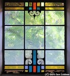 Glas in lood boven een deur.
<br/>
Gert-Jan Lobbes, 2017